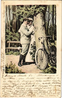 T2/T3 Romantic Couple With Bicycle. 1898. S: H. Hildenbrand (EK) - Non Classificati