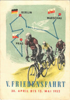 T2 1952 V. Friedensfahrt Warschau-Berlin-Prag / 5th Peace Ride Bicycle Race / 5. Béke Kerékpárverseny Varsó-Berlin-Prága - Non Classificati