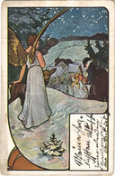 T2/T3 1903 Karácsony / Christmas, Art Nouveau - Unclassified