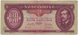 1947. 100Ft "B044 079645" T:III- Hungary 1947. 100 Forint "B044 079645" C:VG Adamo F27 - Zonder Classificatie