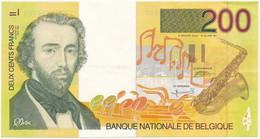 Belgium 1995. 200Fr T:III Szép Papír Belgium 1995. 200 Francs C:F Nice Paper Krause P#148 - Non Classificati