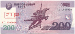 Észak-Korea 2008. 200W "MINTA" T:I  North Korea 2008. 200 Won "SPECIMEN" C:UNC Krause#62 - Non Classificati