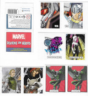 2 M - AUTOCOLLANT - E LECLERC - MARVEL Deviens Un Héros ( 24 Autocollants - LOT N° 2 ) 3 SCAN - Marvel