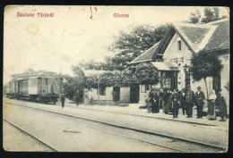 TÜRJE 1912. Vasútállomás, Régi Képeslap - Hongrie