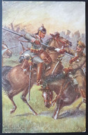 Deutsches Reich Kriegspostkarte "Kurassiere"- Ungebraucht - Guerra 1914-18