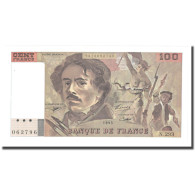 France, 100 Francs, Delacroix, 1995, SPL+, Fayette:69 Ter 2c), KM:154h - 100 F 1978-1995 ''Delacroix''