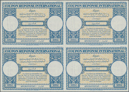 Afghanistan: 1953, April. International Reply Coupon (London Type) In An Unused Block Of 4. Luxury Q - Afghanistan