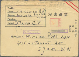 Japanische Besetzung  WK II - NL-Indien / Java / Dutch East Indies: 1944/45, Three Preprinted Reply - Indonesië