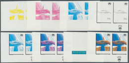 Thematik: Hände / Hands: 1994, UNO New York. Imperforate Progressive Proof (8 Phases) In Corner Pair - Zonder Classificatie