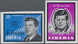 Thematik: Persönlichkeiten - Kennedy / Personalities - Kennedy: 1964, Liberia. Imperforate Proof Sta - Kennedy (John F.)