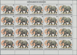 Thematik: Tiere-Elefanten / Animals Elephants: 1982, Burundi. Animals 20 Fr African Elephant In Shee - Olifanten