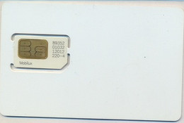 LUXEMBURG GSM Card  : LUX23 41 PIC MOBILUX White/no -logo USED - Luxemburg