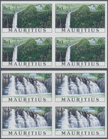 Thematik: Wasserfälle / Waterfalls: 1998, Mauritius. Complete Set "Waterfalls" In IMPERFORATE Blocks - Zonder Classificatie