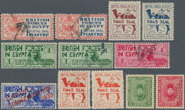 Ägypten - Militärpostmarken: 1932-39 Group Of 20 Stamps For Military Forces, Mint And/or Used, Inclu - Andere & Zonder Classificatie