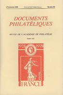 Revue De L'Académie De Philatélie - Documents Philatéliques N° 94 - Avec Sommaire - Philatélie Et Histoire Postale