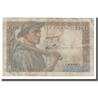 France, 10 Francs, Mineur, 1945, 1945-04-26, B, Fayette:8.14, KM:99e - 10 F 1941-1949 ''Mineur''