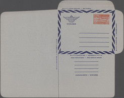 Canada - Ganzsachen: 1950, Unused And Unfolded Postal Stationery Airmail Lettersheet With Invertede - 1953-.... Regering Van Elizabeth II