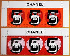 2021 - "COEUR CHANEL N° 5 PARIS PARFUM " - 1,08 + 2,16 - 3T BDF CHANEL - ISSU MINI-FEUILLET - NEUF - Other & Unclassified