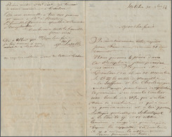 Frankreich: 1854, FRENCH FORCES, Entire Letter From "Scatcha" Addressed To Castres, Envelope With Si - Brieven En Documenten