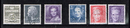 Dänemark 1978 - 2000 , 5 Kl. Marken Dauerserien , Oblitaire / Used / Gestempelt - Other & Unclassified