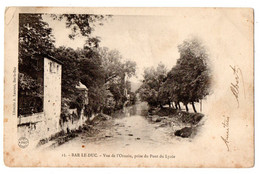 BAR LE DUC --1903 --Vue De L'Ornain, Prise Du Pont Du Lycée........carte Précurseur........à Saisir - Bar Le Duc