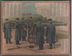 Almanach Postes Et Télégraphes 1907 Les INVALIDES Avec Un Canon - Big : 1901-20