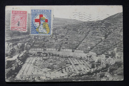 GRECE - Affranchissement Mercure + Prévoyance Sociale ( Croix Rouge ) Sur Carte Postale En 1919 Pour Anvers - L 86904 - Cartas & Documentos