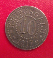 Allemagne. Kriegsgeld 10 Pfennig 1917. Frankfurt. Monnaie De Camp De Prisonniers - 10 Pfennig