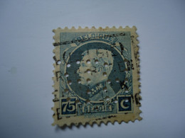 BELGIUM  USED STAMPS WITH PERFINS  2 SCAN  WITH  POSTMARK - Sin Clasificación