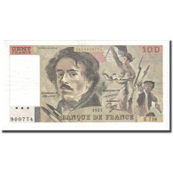 France, 100 Francs, Delacroix, 1987, SUP, Fayette:69.11, KM:154c - 100 F 1978-1995 ''Delacroix''