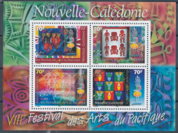 2000 Nouvelle Calédonie New Caledonia, Y&T BF N°824 Neuf, 8e Festival Des Arts Du Pacifique - Blokken & Velletjes