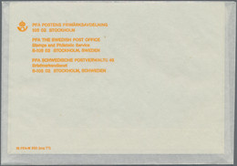 Schweden - Ganzsachen: 1976, A Completely Unprinted Airmail Folded Letter In The Original Packaging - Postwaardestukken