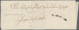Bayern - Vorphila: 1815, "Von Rothenburg", Fraktur-L1 Voll Abgeschlagen Auf Frischer, Weißer Prachth - Prefilatelia
