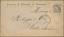 Bayern - Privatganzsachen: 1875, 7 Kreuzer Wappen GS-Umschlag Der Fa. 'Volleth & Böschel In Nürnberg - Andere & Zonder Classificatie