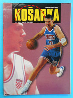 Croatian Basketball Magazine No.1 - Only About DRAZEN PETROVIC * New Jersey Brooklyn Nets Portland Trail Blazers Real - New Jersey Nets