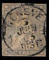 95004gD - SWITZERLAND - STAMP - ZM  # 27D  Fine  USED - DEFECTIVE - Gebraucht