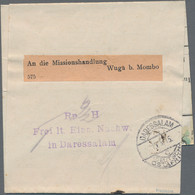 Deutsch-Ostafrika - Besonderheiten: 1915 (15.5.), Violetter Barfrankierungsstempel "Rp (2 1/2) H/Fre - Duits-Oost-Afrika