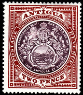 Antigua 1903 SG 33  2d Dull Purple And Brown  Crown CC  Perf 14   Mint - Unclassified
