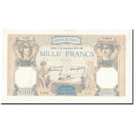 France, 1000 Francs, Cérès Et Mercure, 1938, 1938-09-22, SUP, Fayette:38.27 - 1 000 F 1927-1940 ''Cérès Et Mercure''