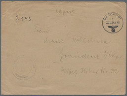 Feldpost 2. Weltkrieg: 1943. Polish Volunteer. Cover With Dienstsiegel Of FPN02343, Grenadier Regime - Andere & Zonder Classificatie