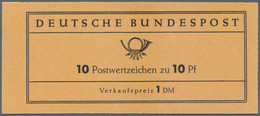 Bundesrepublik - Markenheftchen: 1960, Heuss Versuchsauflage Maschinennummer "5" Postfrisch ; Große - Andere & Zonder Classificatie