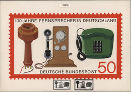 Bundesrepublik - Besonderheiten: 1977, 100 Jahre Telefon In Deutschland: Nicht Angenommener Handgema - Andere & Zonder Classificatie