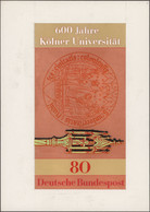 Bundesrepublik - Besonderheiten: 1988, 600 Jahre Kölner Universität: Handgemalter Originalentwurf (F - Andere & Zonder Classificatie