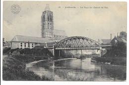 - 130 -     OUDENAARDE   /  AUDENARDE  Le Pont Du Chemin De Fer      ( Peniche ) - Oudenaarde