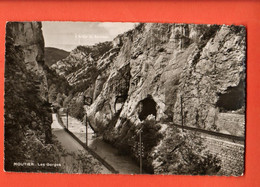 ZIF-33  Gorges De Moutier. Ligne De Train Et Route  Cachet Moutier 1947  Photoglob 1340. Scan On-line - Moutier