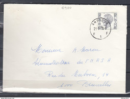 Brief Van Angleur F1F Naar Bruxelles - 1970-1980 Elström