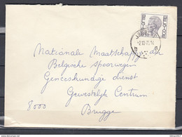 Brief Van Jabbeke Naar Brugge - 1970-1980 Elström