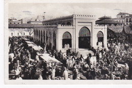 Le Marché De Tunis, Cpsm 1947 Très Animée - Tunisie