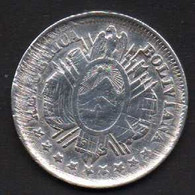 Bolivia 20 Centavos Silver Coin 1888 - Bolivie