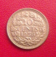 Pays-bas Netherland Nederland. 10 Cents 1938 Nederlanden - 1948-1980: Juliana